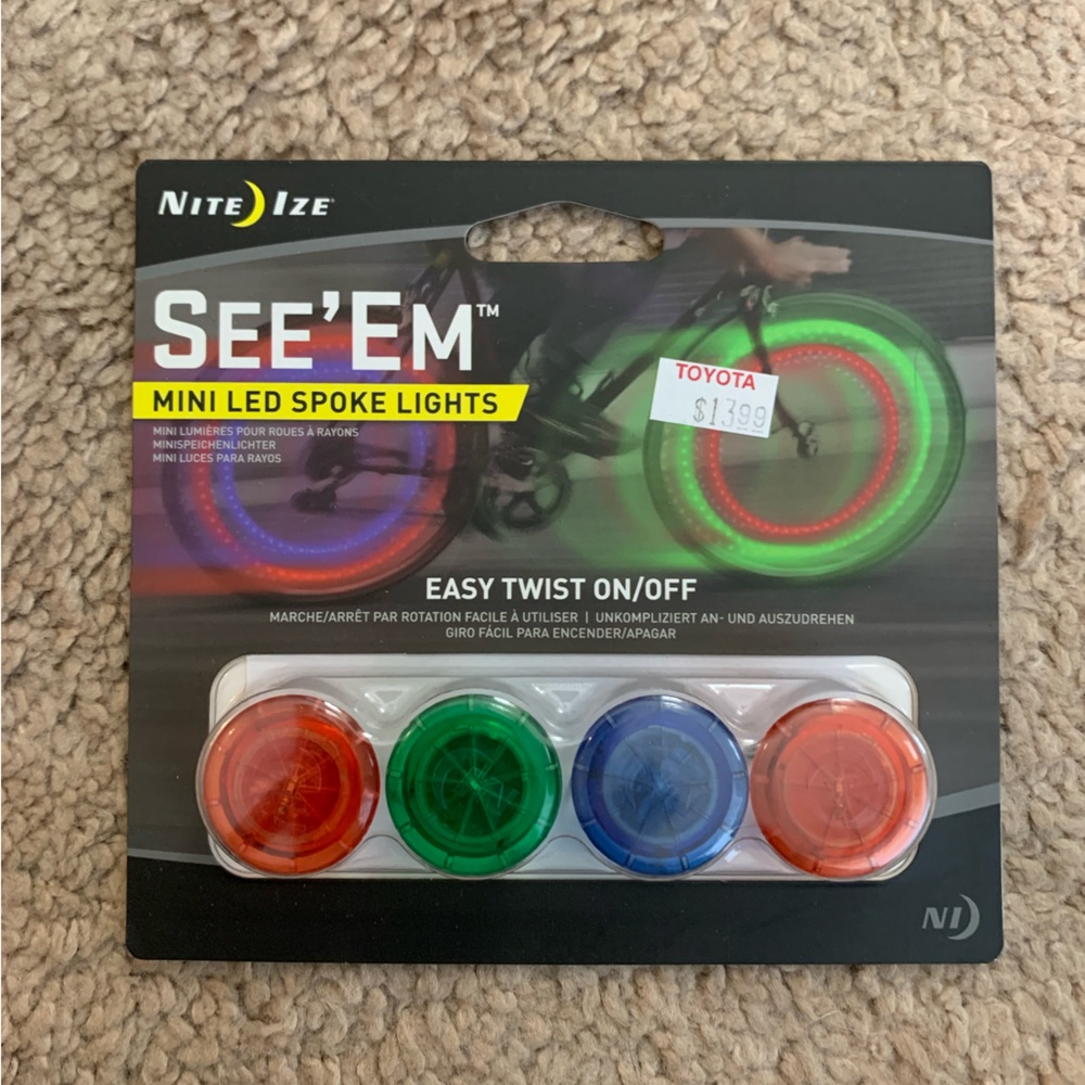 See ‘em mini led spoke lights